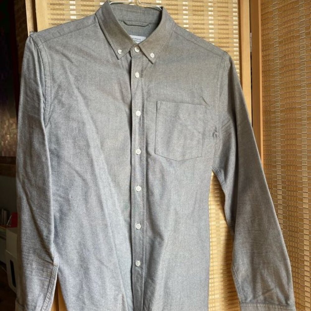 Saturdays NYC Men’s Button-Up Shirt in Gray